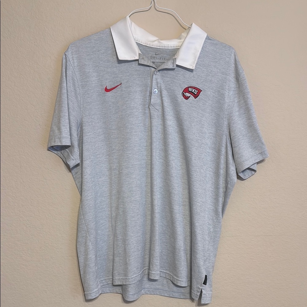Nike Gray Polo Shirt for Men
